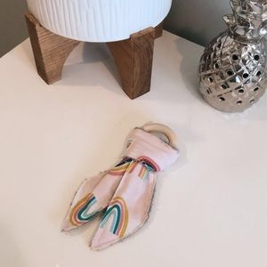 over the rainbow teething ring